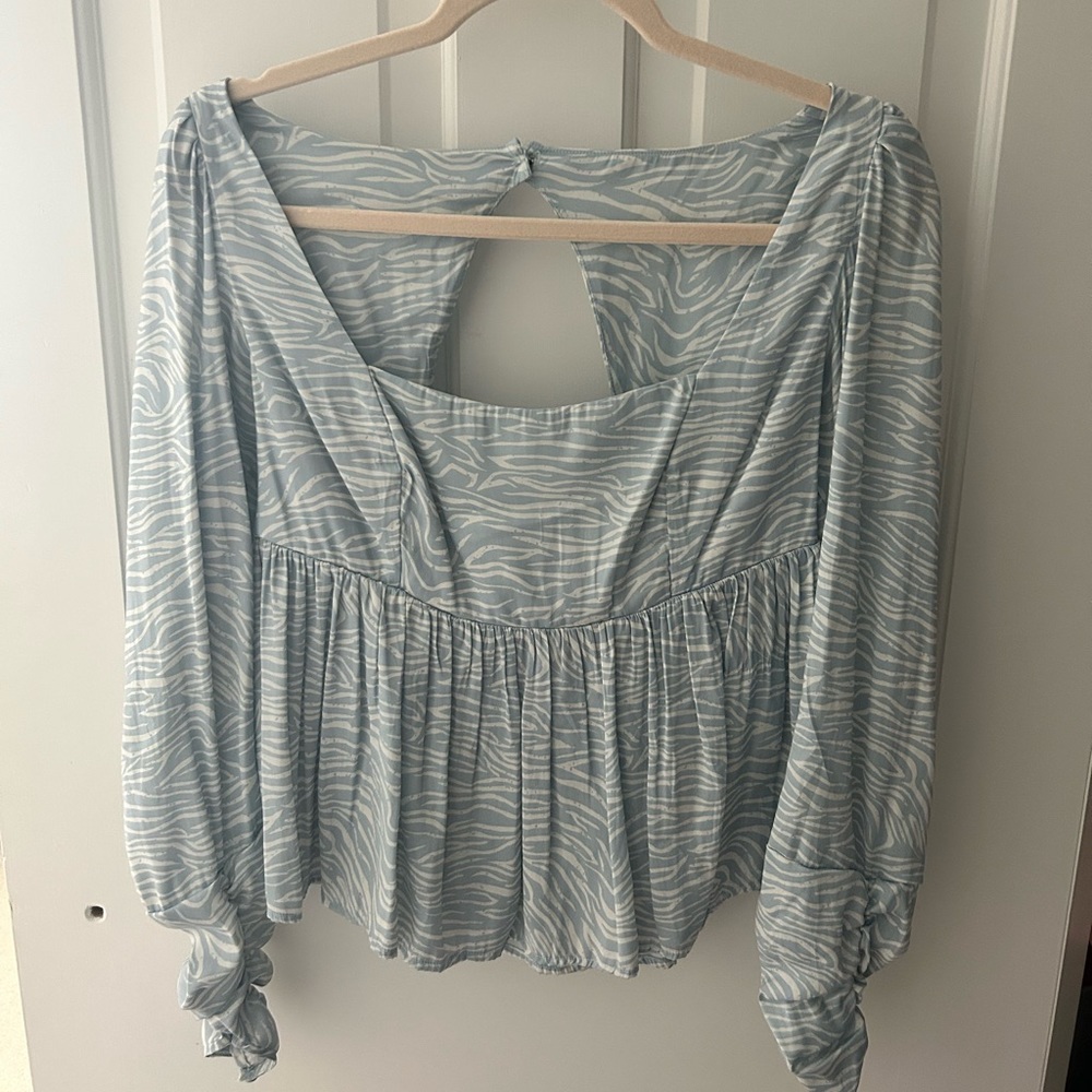 Free People Silk top